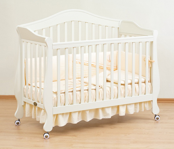 Кроватка для новорожденных Belcanto Lux, цвет слоновая кость  